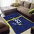 Personalized Curacao Sailboat Area Rug Tropical Beach Sunset