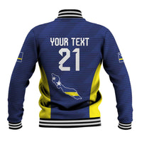 Personalized Curacao Sailboat Baseball Jacket Tropical Beach Sunset