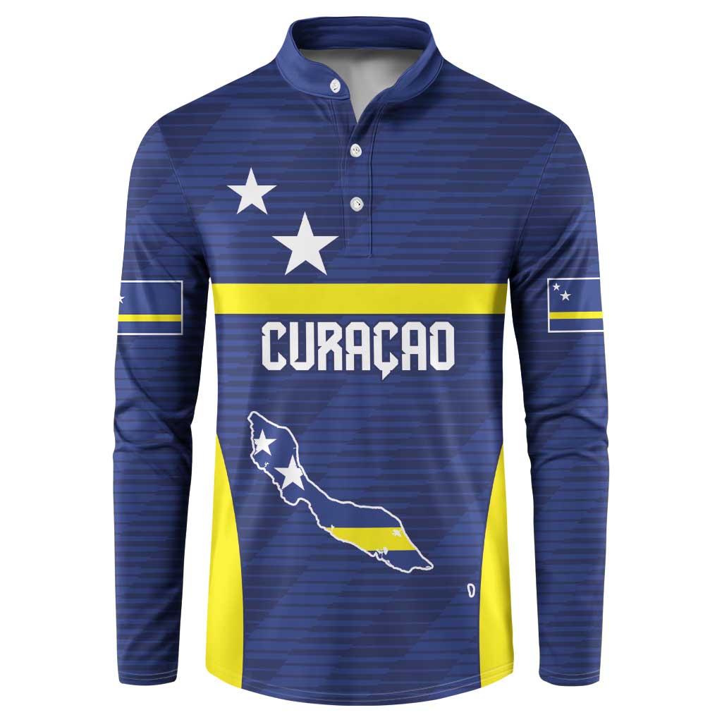 Personalized Curacao Sailboat Button Sweatshirt Tropical Beach Sunset