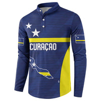 Personalized Curacao Sailboat Button Sweatshirt Tropical Beach Sunset