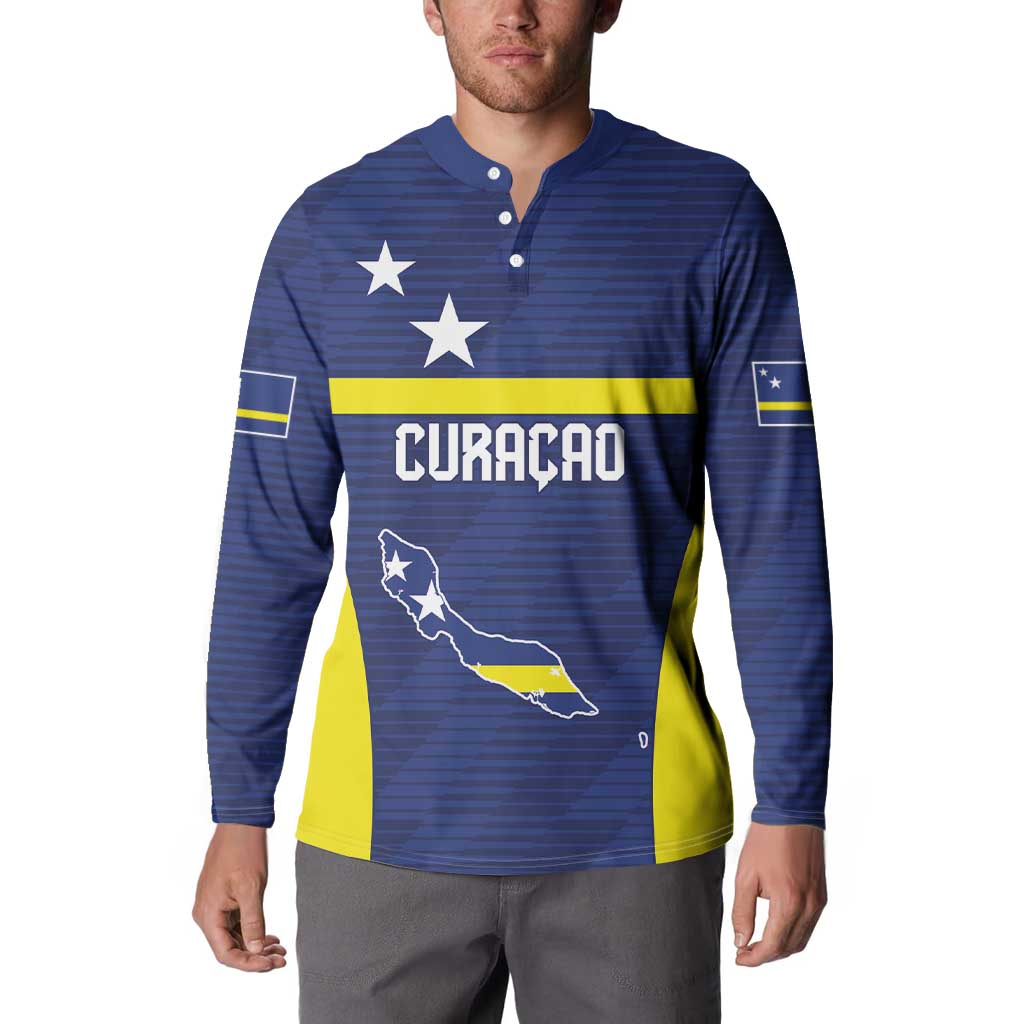 Personalized Curacao Sailboat Button Sweatshirt Tropical Beach Sunset