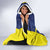 Personalized Curacao Sailboat Hooded Blanket Tropical Beach Sunset