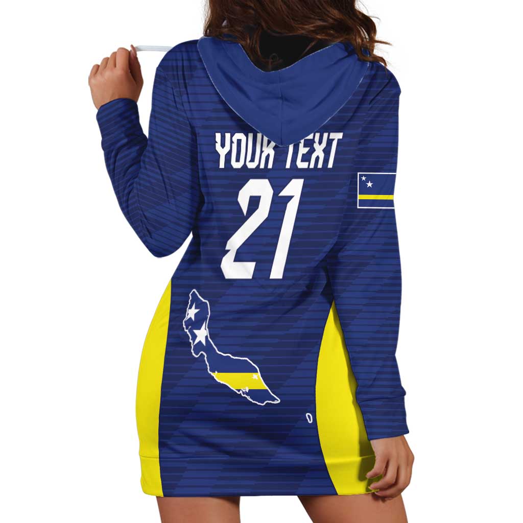 Personalized Curacao Sailboat Hoodie Dress Tropical Beach Sunset