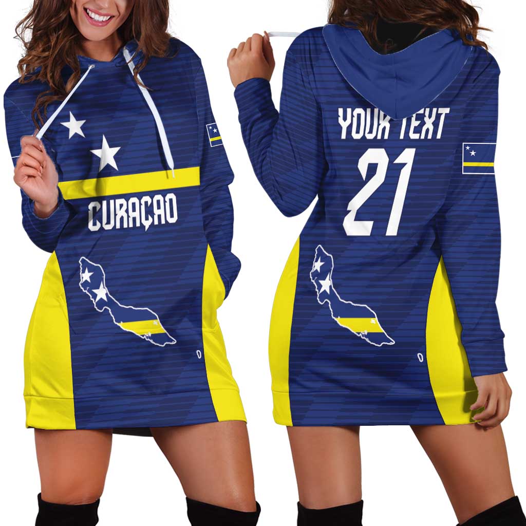 Personalized Curacao Sailboat Hoodie Dress Tropical Beach Sunset