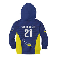 Personalized Curacao Sailboat Kid Hoodie Tropical Beach Sunset