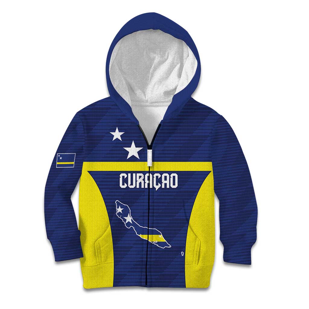 Personalized Curacao Sailboat Kid Hoodie Tropical Beach Sunset