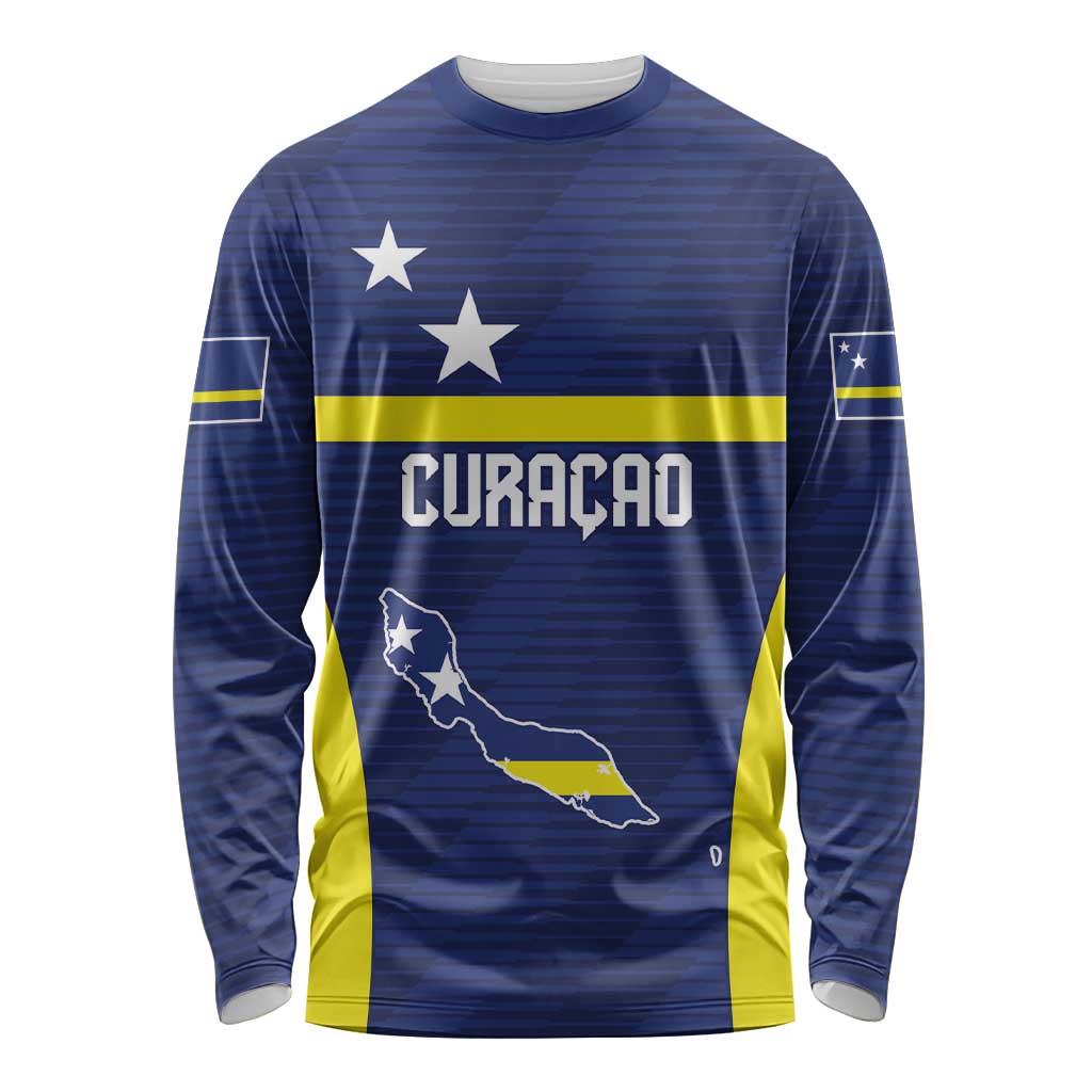 Personalized Curacao Sailboat Long Sleeve Shirt Tropical Beach Sunset