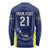 Personalized Curacao Sailboat Long Sleeve Shirt Tropical Beach Sunset