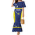 Personalized Curacao Sailboat Mermaid Dress Tropical Beach Sunset