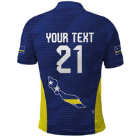 Personalized Curacao Sailboat Polo Shirt Tropical Beach Sunset