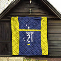 Personalized Curacao Sailboat Quilt Tropical Beach Sunset