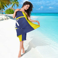 Personalized Curacao Sailboat Sarong Tropical Beach Sunset