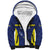 Personalized Curacao Sailboat Sherpa Hoodie Tropical Beach Sunset