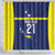 Personalized Curacao Sailboat Shower Curtain Tropical Beach Sunset