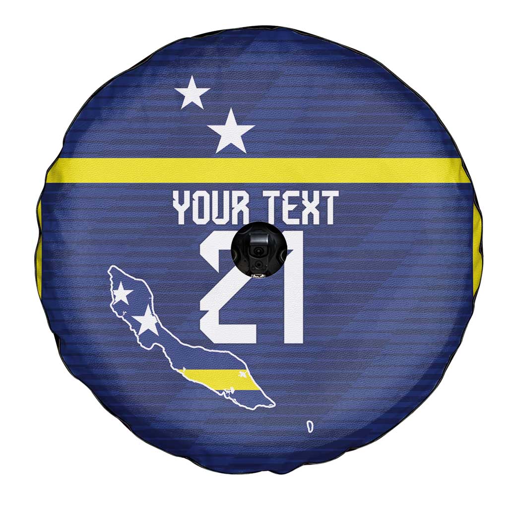 Personalized Curacao Sailboat Spare Tire Cover Tropical Beach Sunset