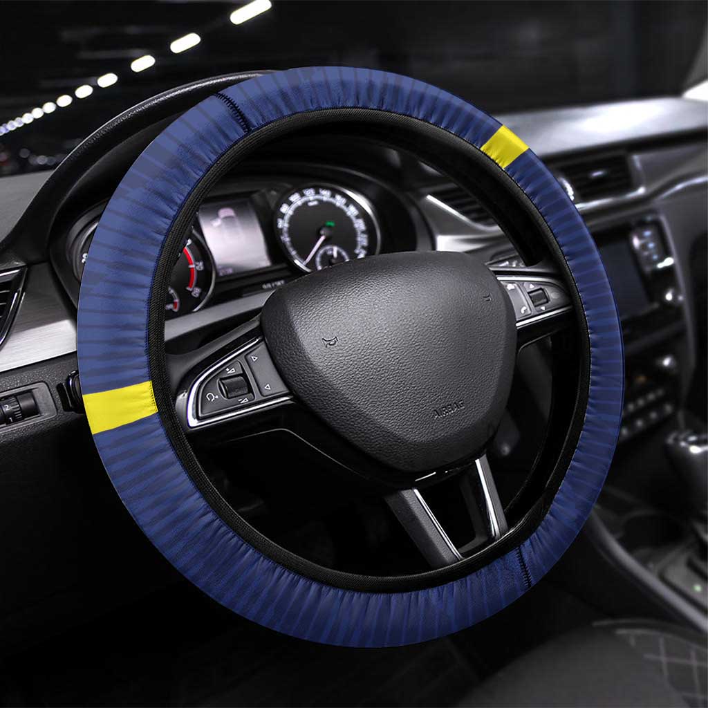 Curacao Sailboat Steering Wheel Cover Tropical Beach Sunset