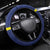 Curacao Sailboat Steering Wheel Cover Tropical Beach Sunset