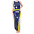 Personalized Curacao Sailboat Tank Maxi Dress Tropical Beach Sunset