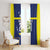 Personalized Curacao Sailboat Window Curtain Tropical Beach Sunset