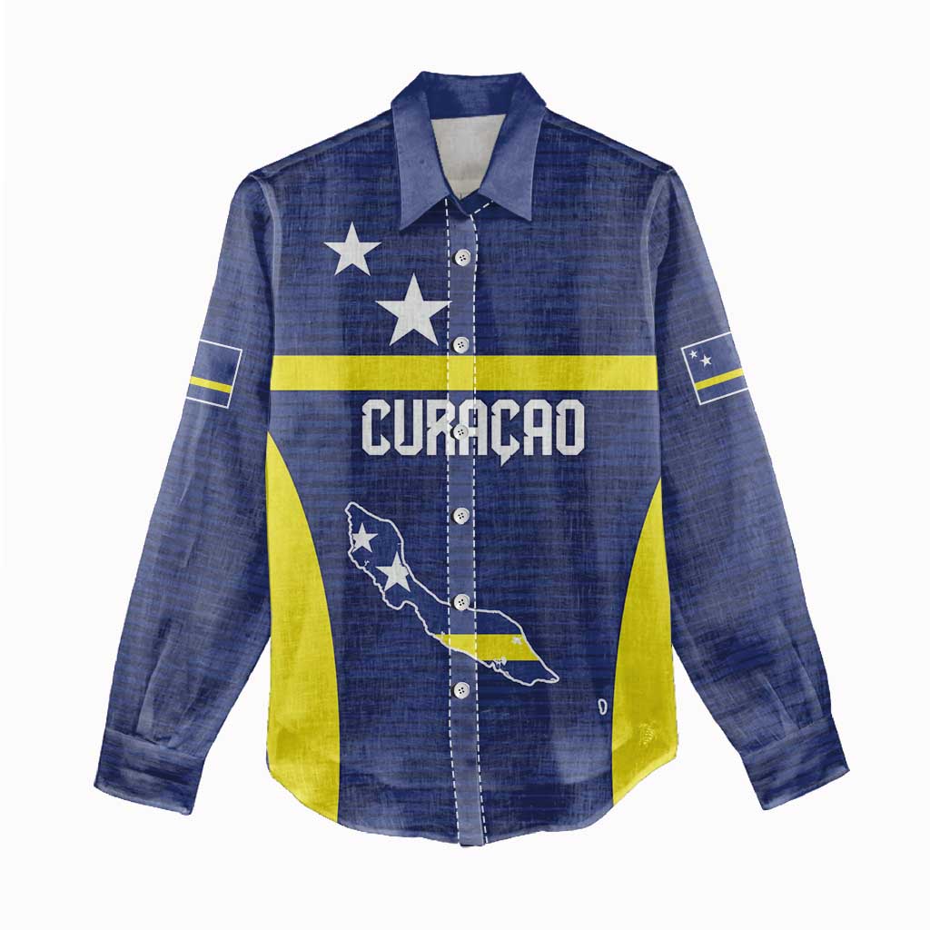 Personalized Curacao Sailboat Women Casual Shirt Tropical Beach Sunset