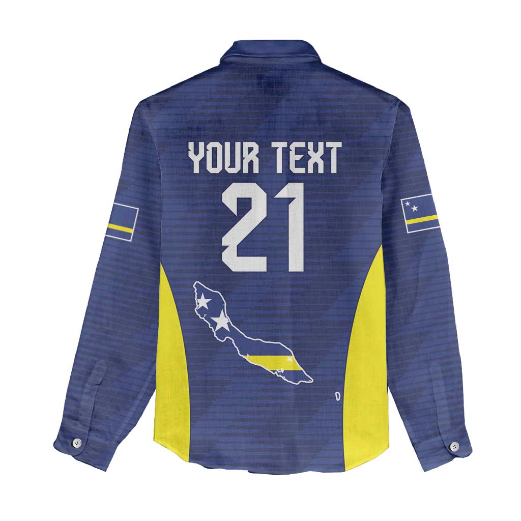 Personalized Curacao Sailboat Women Casual Shirt Tropical Beach Sunset