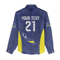 Personalized Curacao Sailboat Women Casual Shirt Tropical Beach Sunset