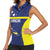 Personalized Curacao Sailboat Women Sleeveless Polo Shirt Tropical Beach Sunset