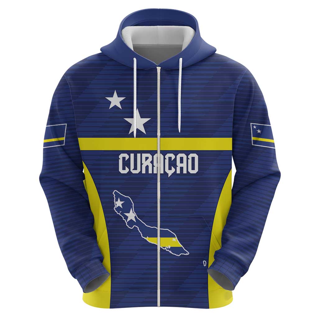 Personalized Curacao Sailboat Zip Hoodie Tropical Beach Sunset