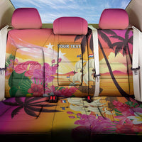 Curacao Football Custom Back Car Seat Cover Come On La Familia Azul