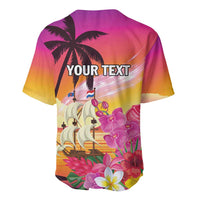 Curacao Football Custom Baseball Jersey Come On La Familia Azul