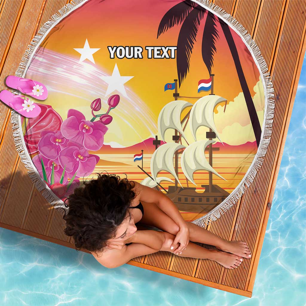 Curacao Football Custom Beach Blanket Come On La Familia Azul