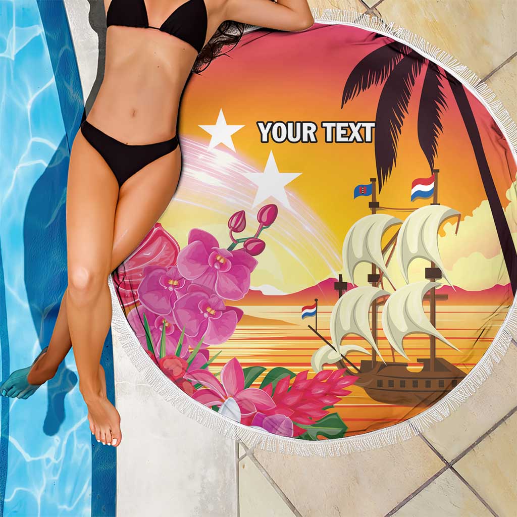 Curacao Football Custom Beach Blanket Come On La Familia Azul