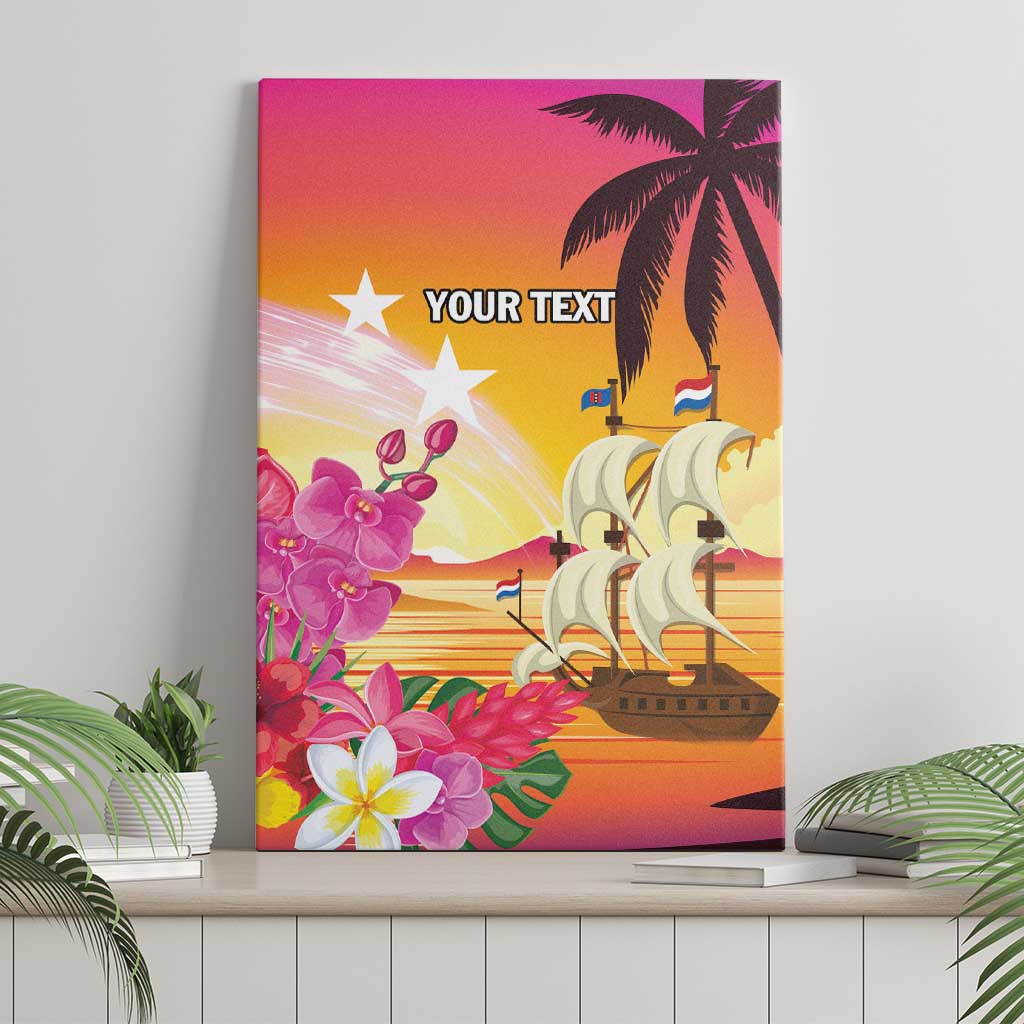 Curacao Football Custom Canvas Wall Art Come On La Familia Azul