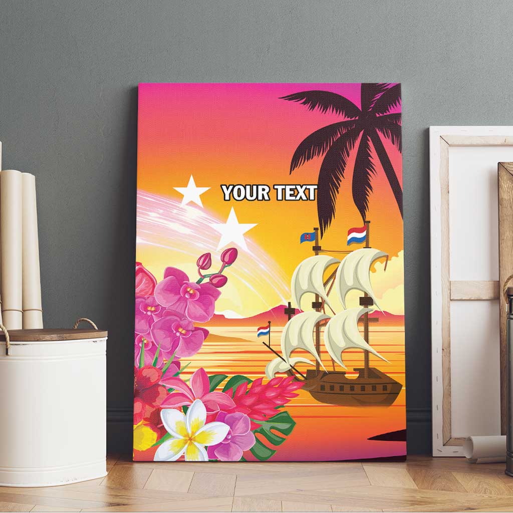 Curacao Football Custom Canvas Wall Art Come On La Familia Azul