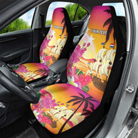 Curacao Football Custom Car Seat Cover Come On La Familia Azul