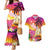 Curacao Football Custom Couples Matching Mermaid Dress and Hawaiian Shirt Come On La Familia Azul