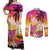 Curacao Football Custom Couples Matching Off Shoulder Maxi Dress and Long Sleeve Button Shirt Come On La Familia Azul