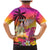 Curacao Football Custom Family Matching Mermaid Dress and Hawaiian Shirt Come On La Familia Azul