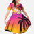 Curacao Football Custom Family Matching Mermaid Dress and Hawaiian Shirt Come On La Familia Azul
