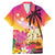Curacao Football Custom Family Matching Mermaid Dress and Hawaiian Shirt Come On La Familia Azul