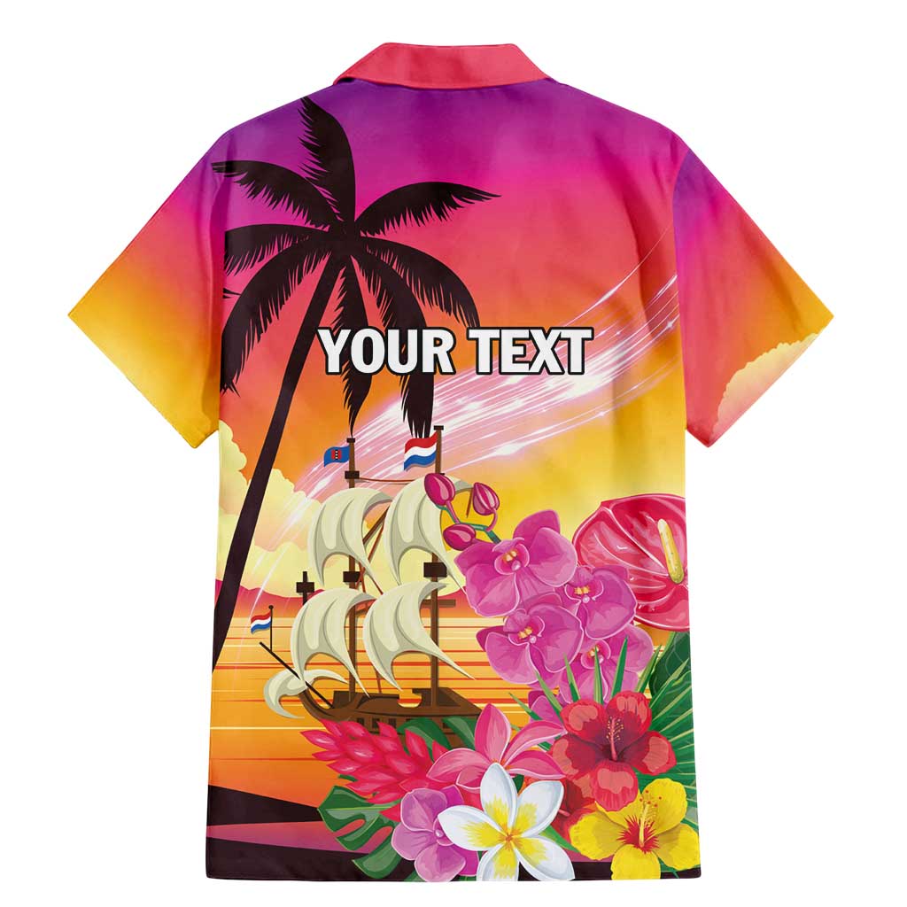 Curacao Football Custom Family Matching Mermaid Dress and Hawaiian Shirt Come On La Familia Azul