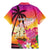 Curacao Football Custom Family Matching Mermaid Dress and Hawaiian Shirt Come On La Familia Azul