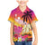 Curacao Football Custom Family Matching Mermaid Dress and Hawaiian Shirt Come On La Familia Azul