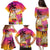 Curacao Football Custom Family Matching Puletasi and Hawaiian Shirt Come On La Familia Azul