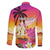 Curacao Football Custom Family Matching Puletasi and Hawaiian Shirt Come On La Familia Azul