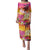 Curacao Football Custom Family Matching Puletasi and Hawaiian Shirt Come On La Familia Azul