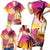 Curacao Football Custom Family Matching Short Sleeve Bodycon Dress and Hawaiian Shirt Come On La Familia Azul
