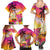Curacao Football Custom Family Matching Summer Maxi Dress and Hawaiian Shirt Come On La Familia Azul