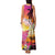 Curacao Football Custom Family Matching Tank Maxi Dress and Hawaiian Shirt Come On La Familia Azul