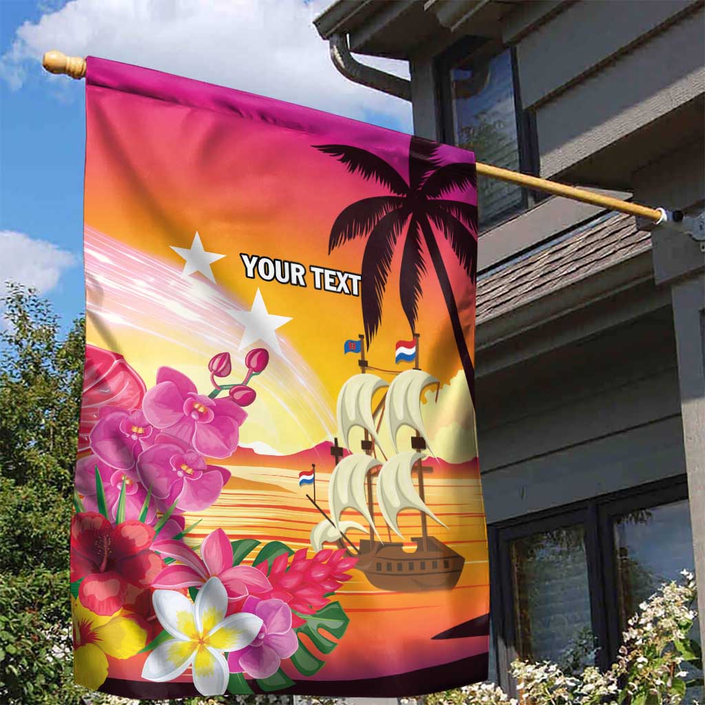 Curacao Football Custom Garden Flag Come On La Familia Azul